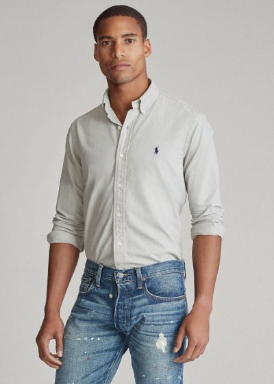 Men's Polo Ralph Lauren Garment-Dyed Oxford Shirt | 467508JFD